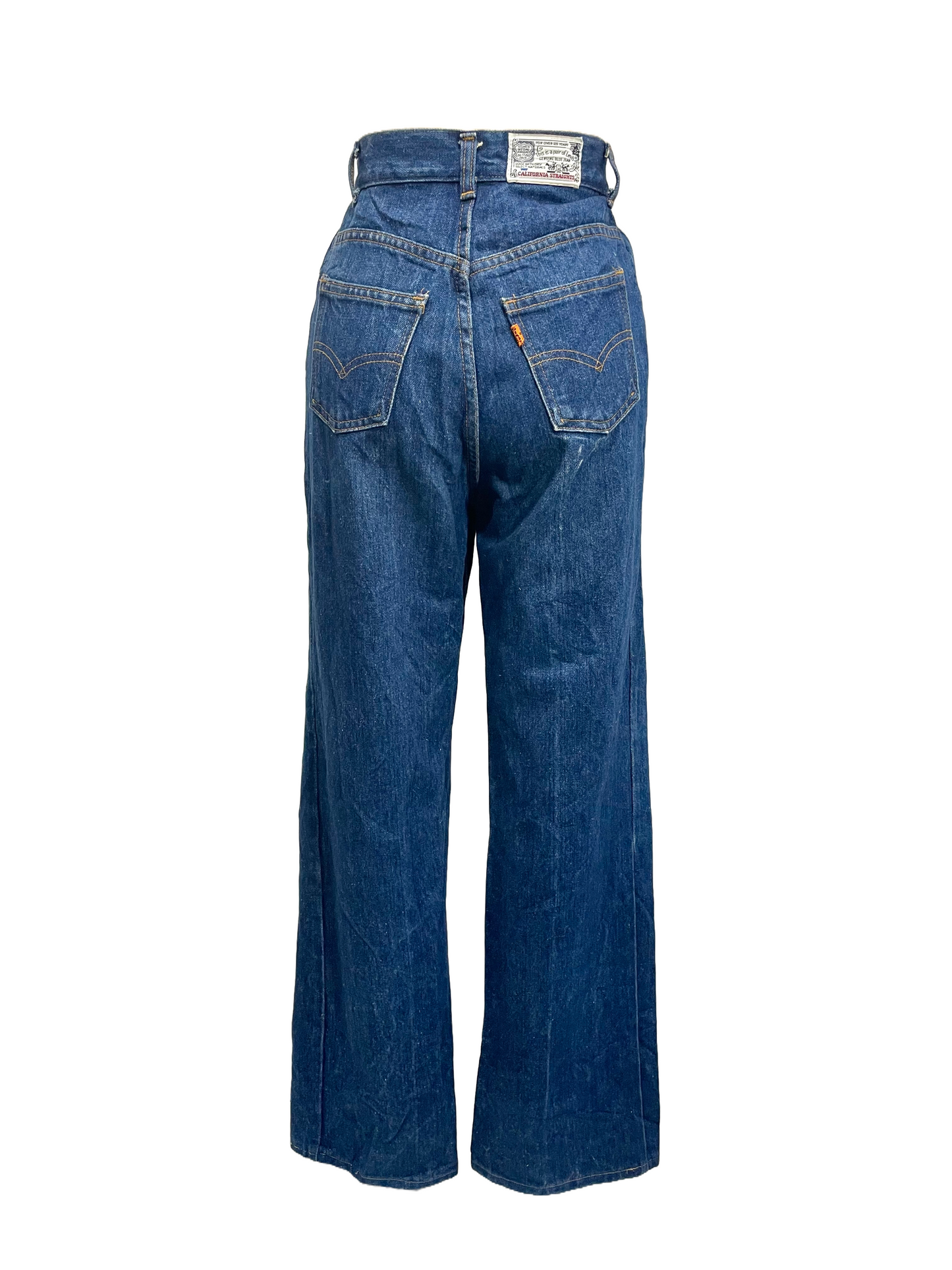 1970s LEVI’s Orange Tab 604 Made in USA Loose Straight Fit Jeans