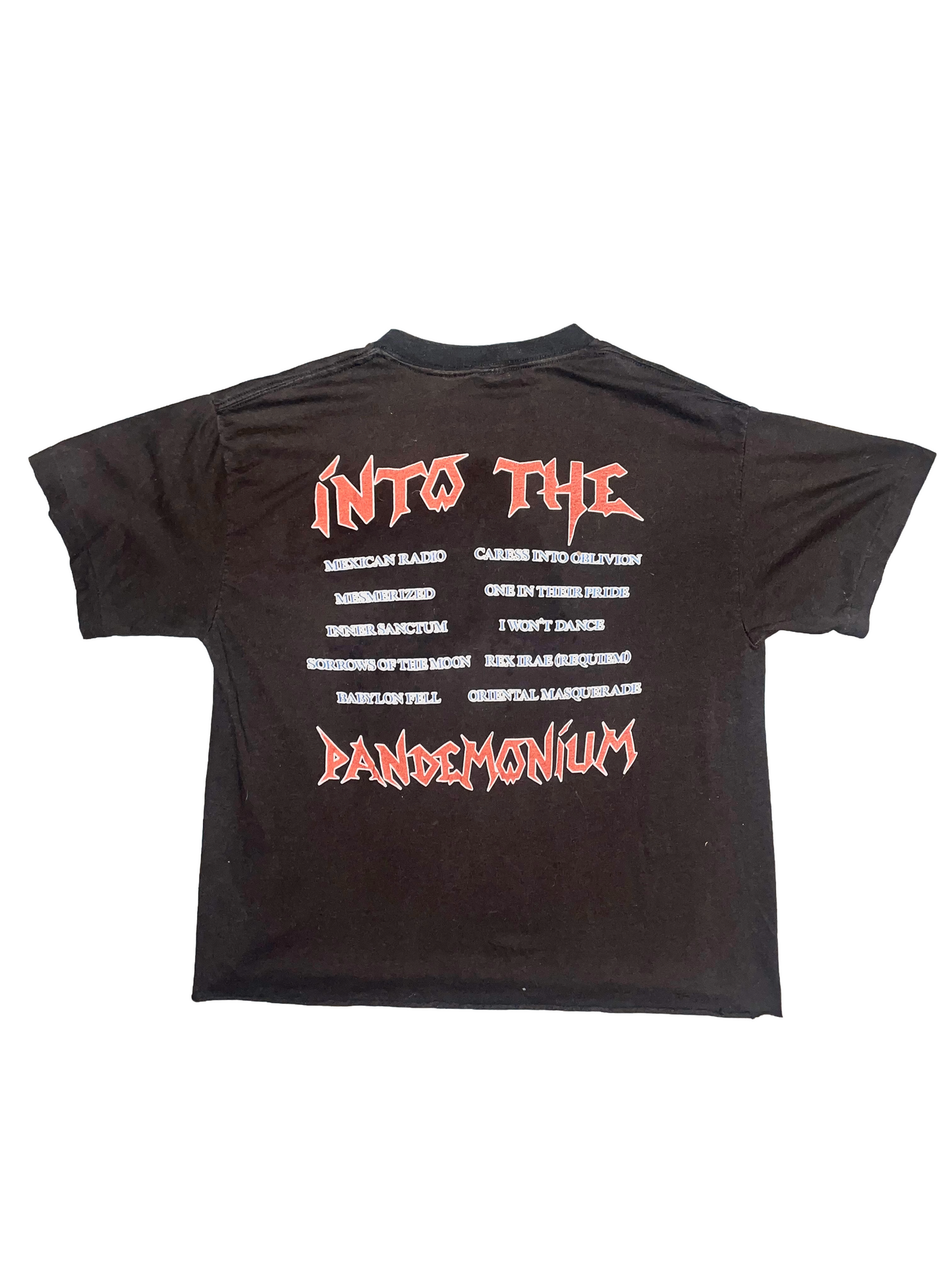 Celtic Frost "Into The Pandemonium" ca. 1987 Black Double Sided Thrash Prog Metal Vintage T-Shirt