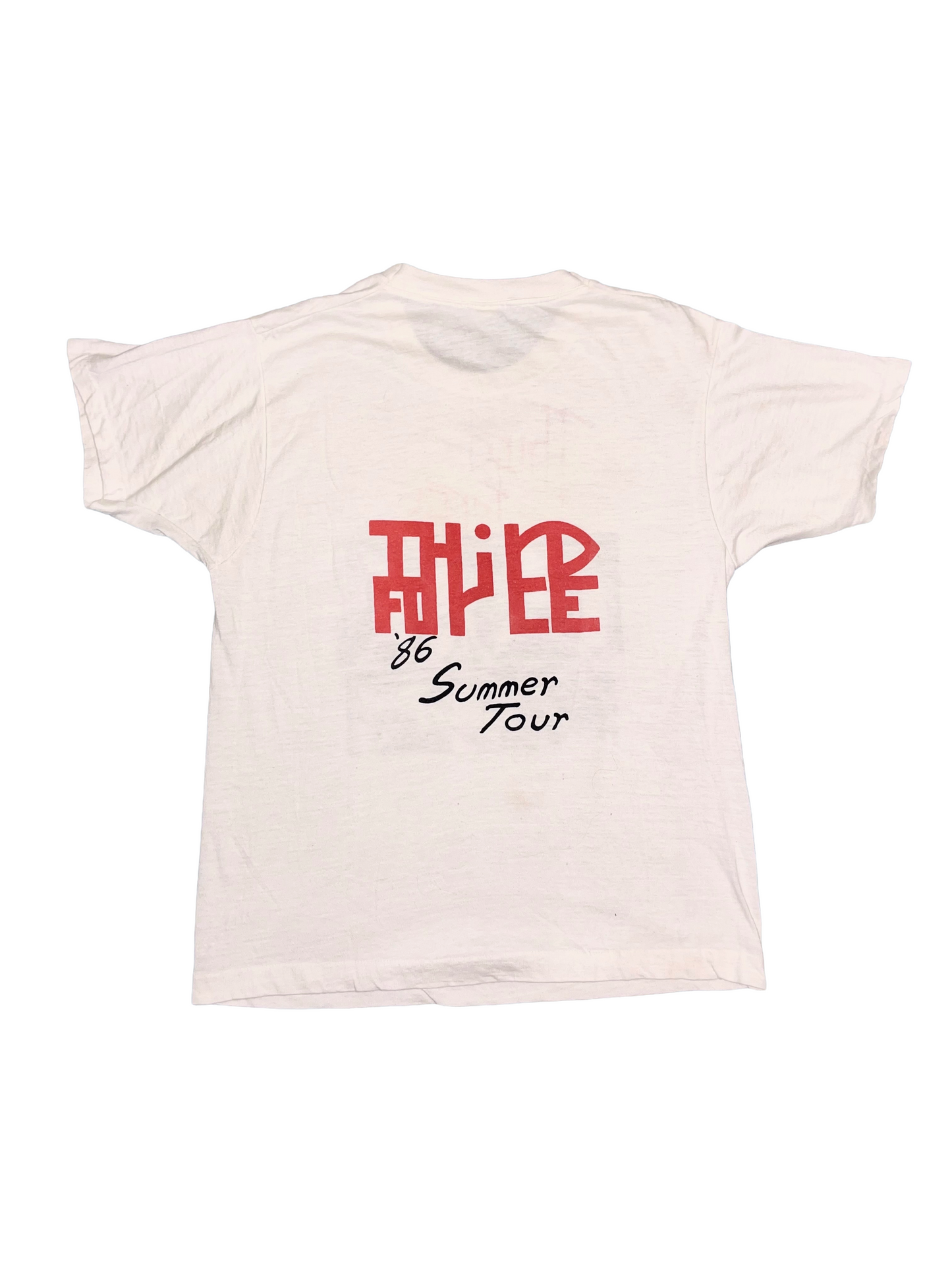 Third Force (Topeka KS) '86 Summer Tour Hardcore Thrash Vintage T-Shirt