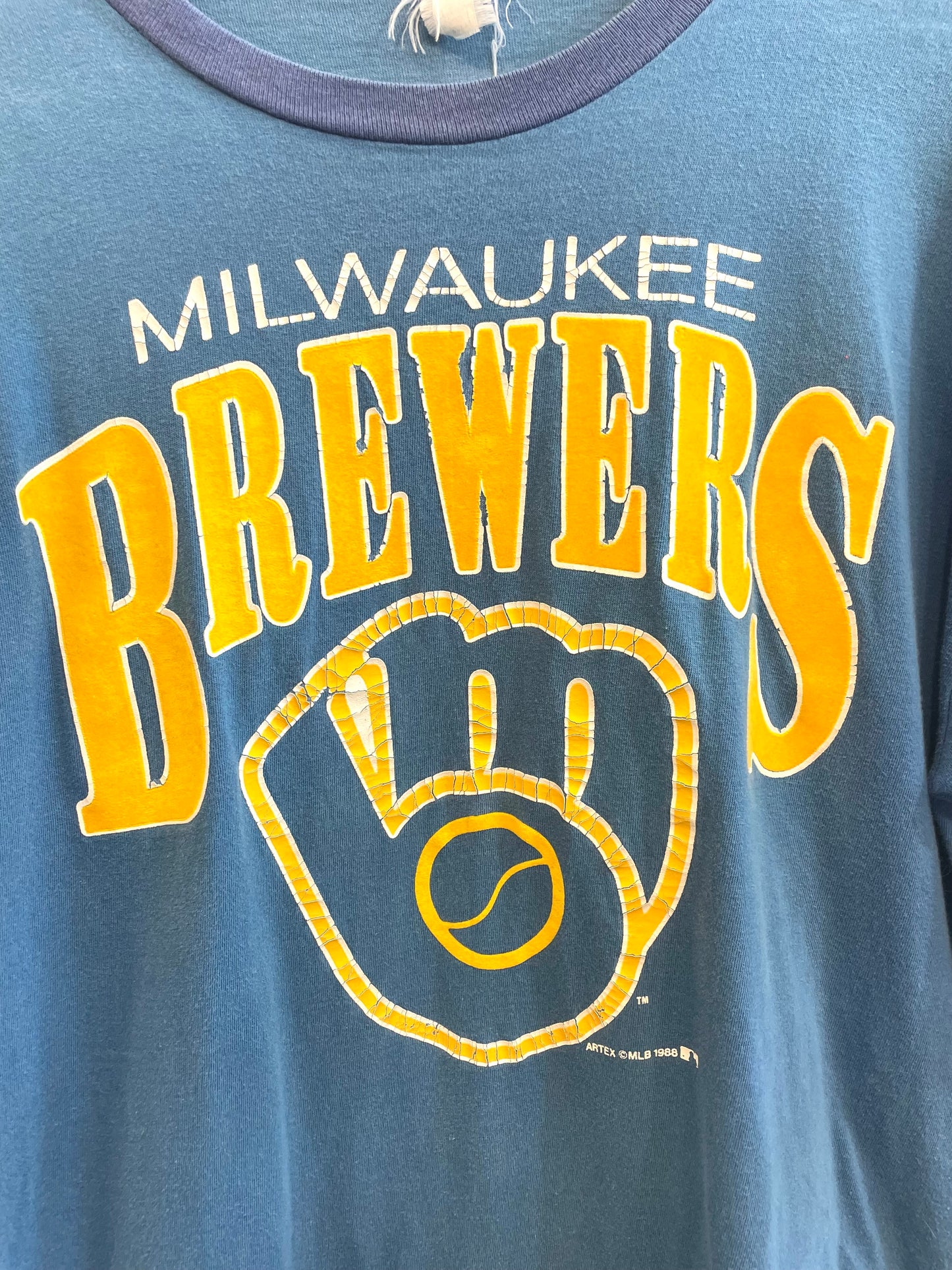 1980s Milwaukee Brewers Glove Tee