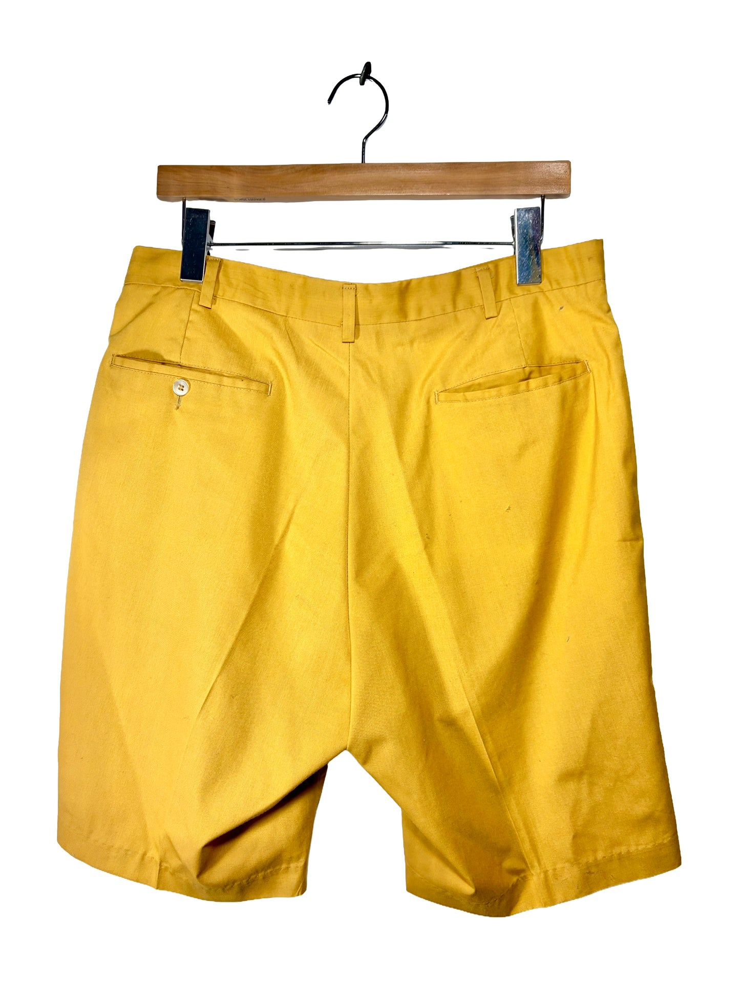 1970s Mustard Yellow McGregor Scotset Shorts