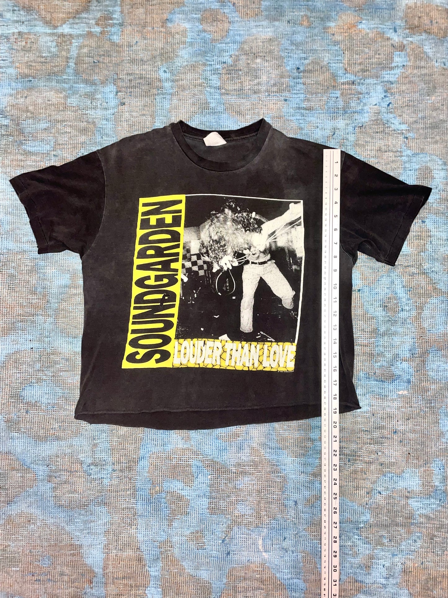 Soundgarden "Louder Than Love" 1990 Black Double Sided Super Soft Alt Grunge Vintage T-Shirt
