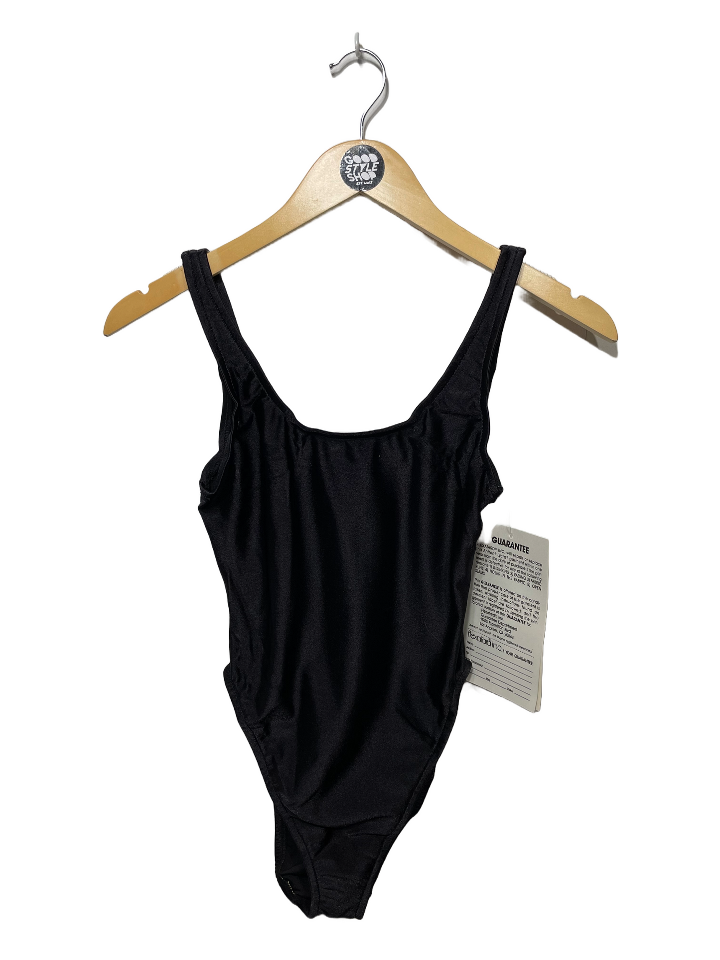 1980s Deadstock Black Leotard 4