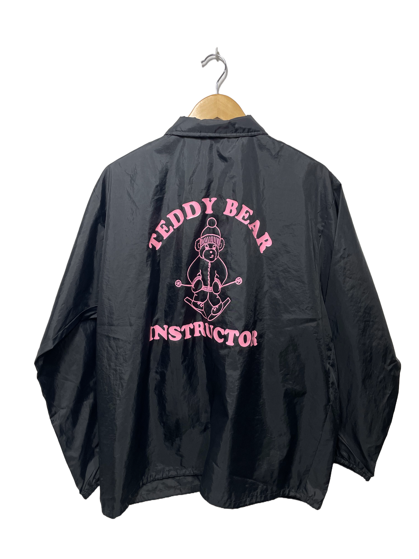 1980s Black 'Teddy Bear Instructor' Light Jacket