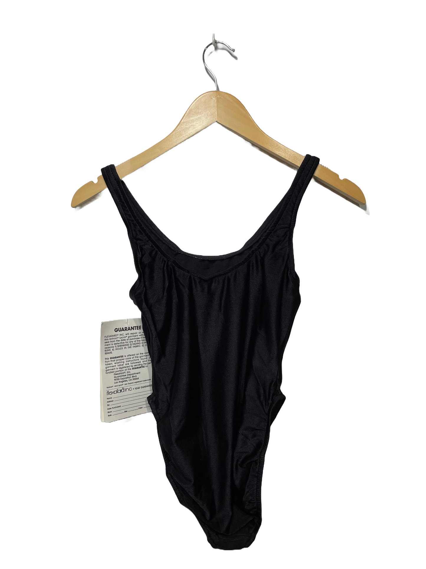 1980s Deadstock Black Leotard 4