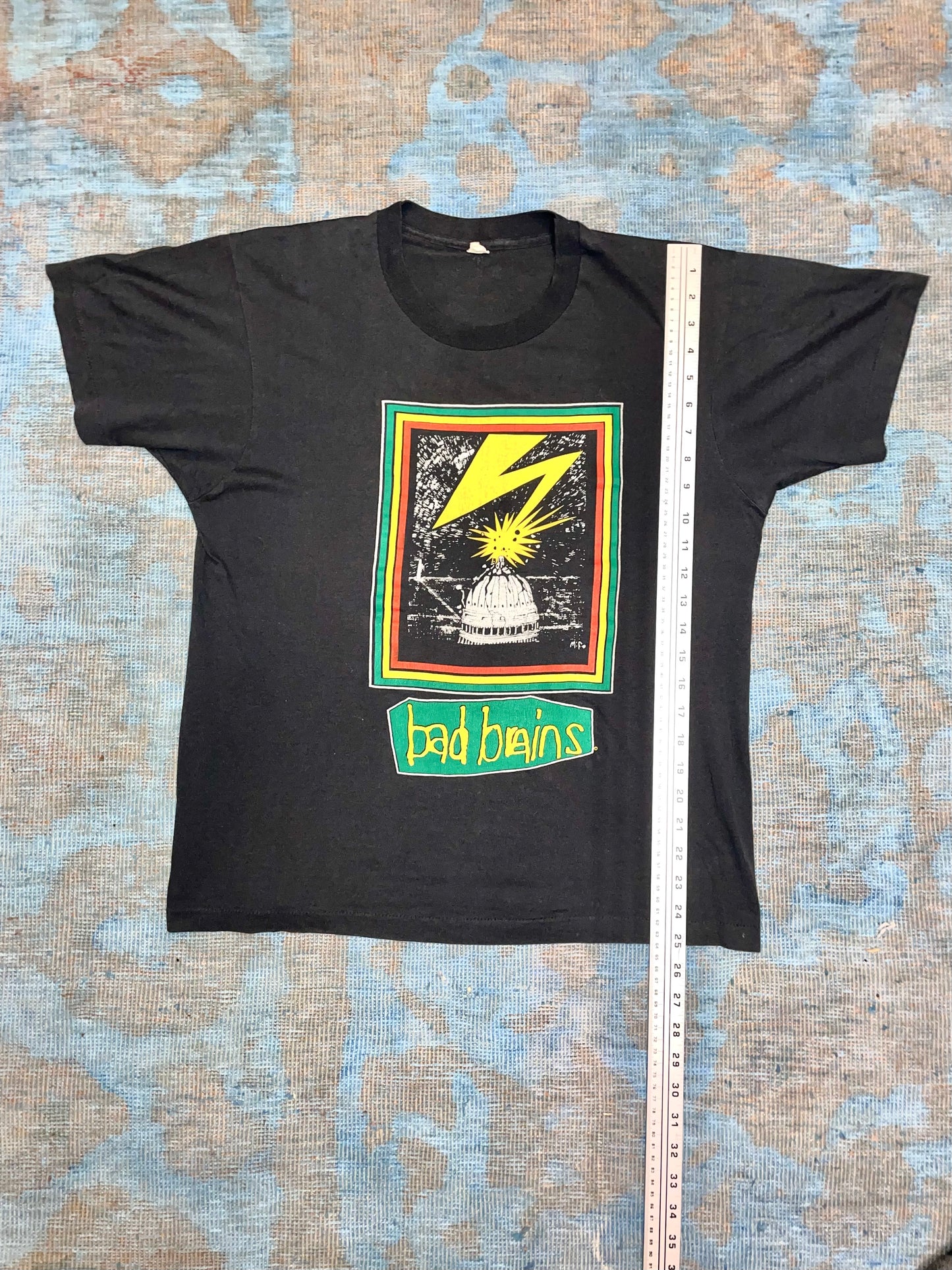 Bad Brains "Quickness" ca. 1990s Black Double Sided Hardcore Reggae Vintage T-Shirt