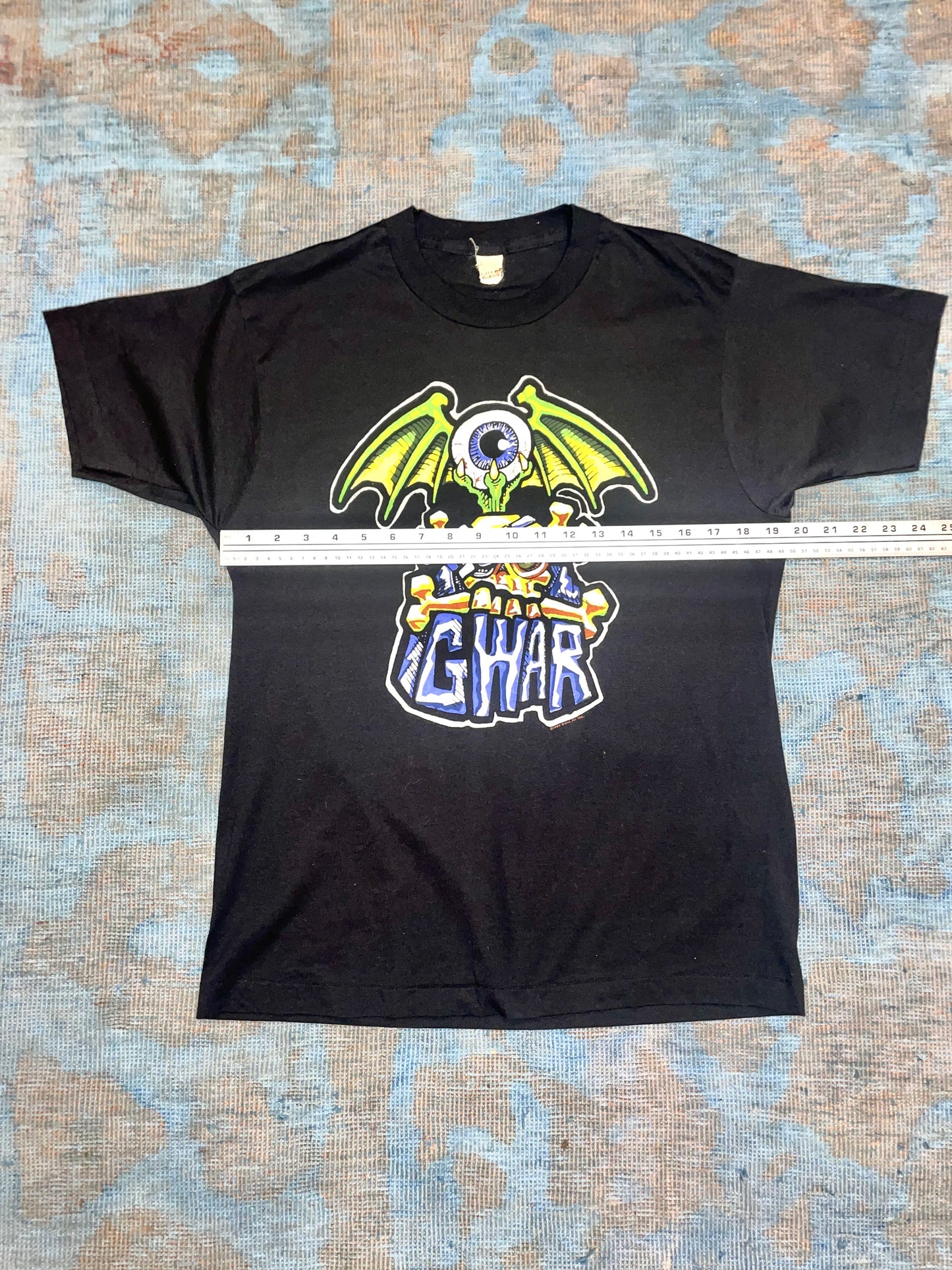 GWAR "This Is You On Gwar" 1990 Black Double Sided Vintage T-Shirt