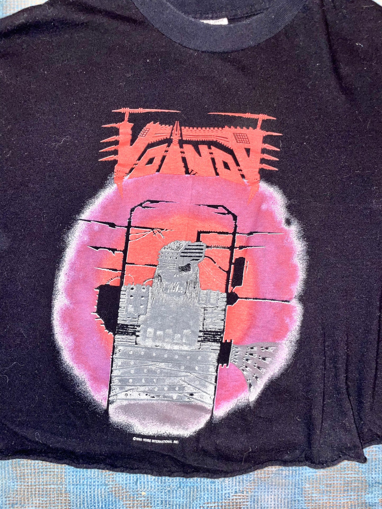 Voivod "Dimension Hatröss" Black Double Sided Super Soft Thrash Metal Vintage T-Shirt