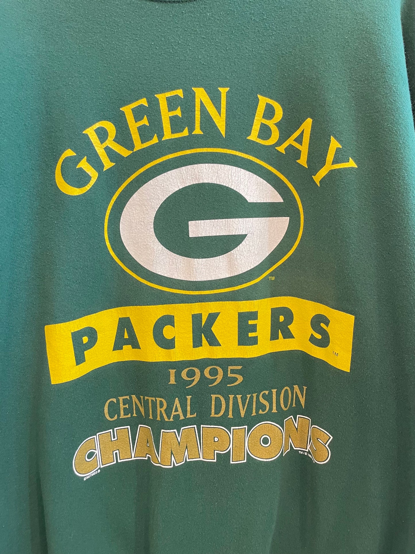 1990s Forrest Green Packers NFC Champion Crewneck