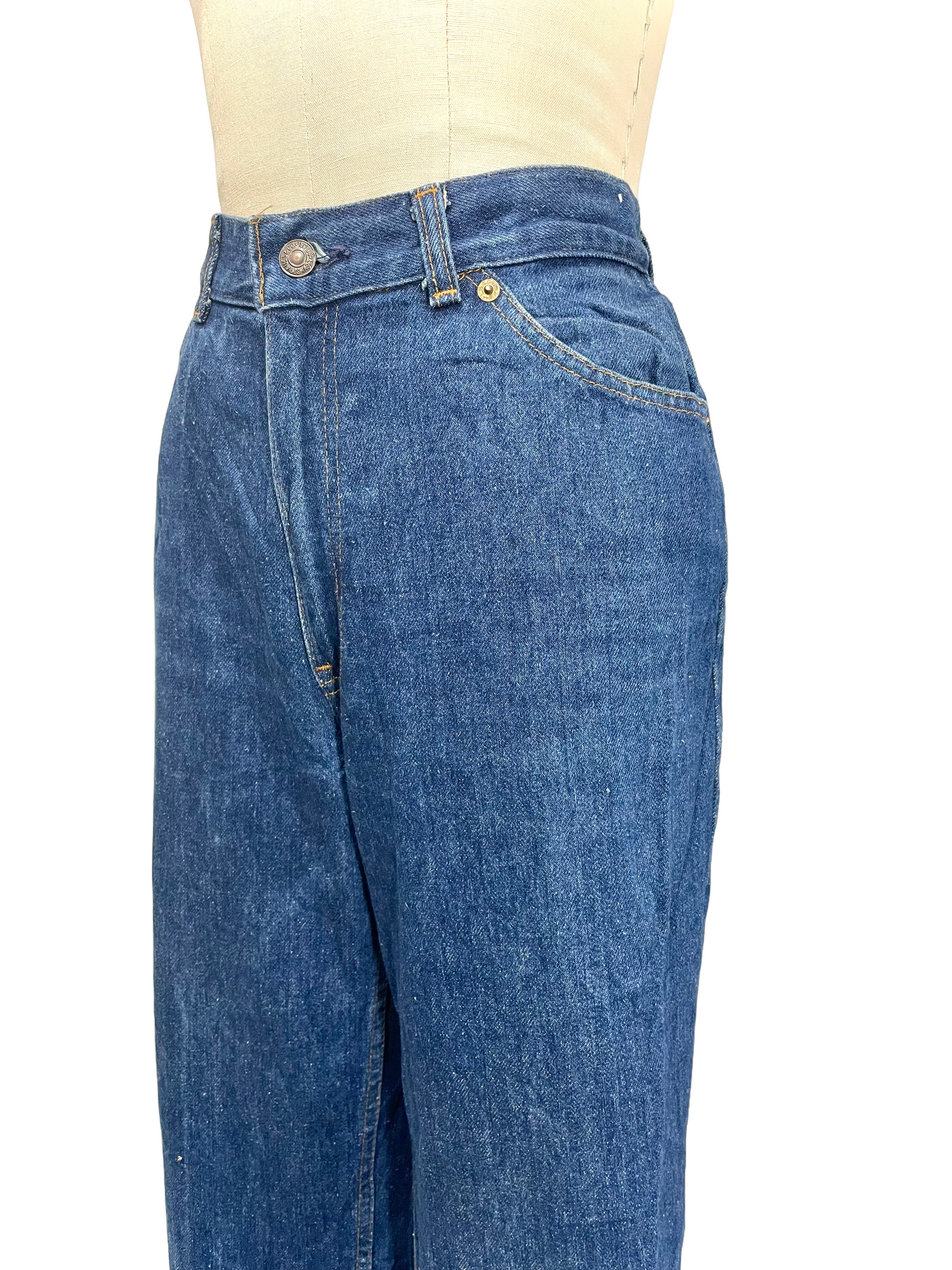 1970s LEVI’s Orange Tab 604 Made in USA Loose Straight Fit Jeans
