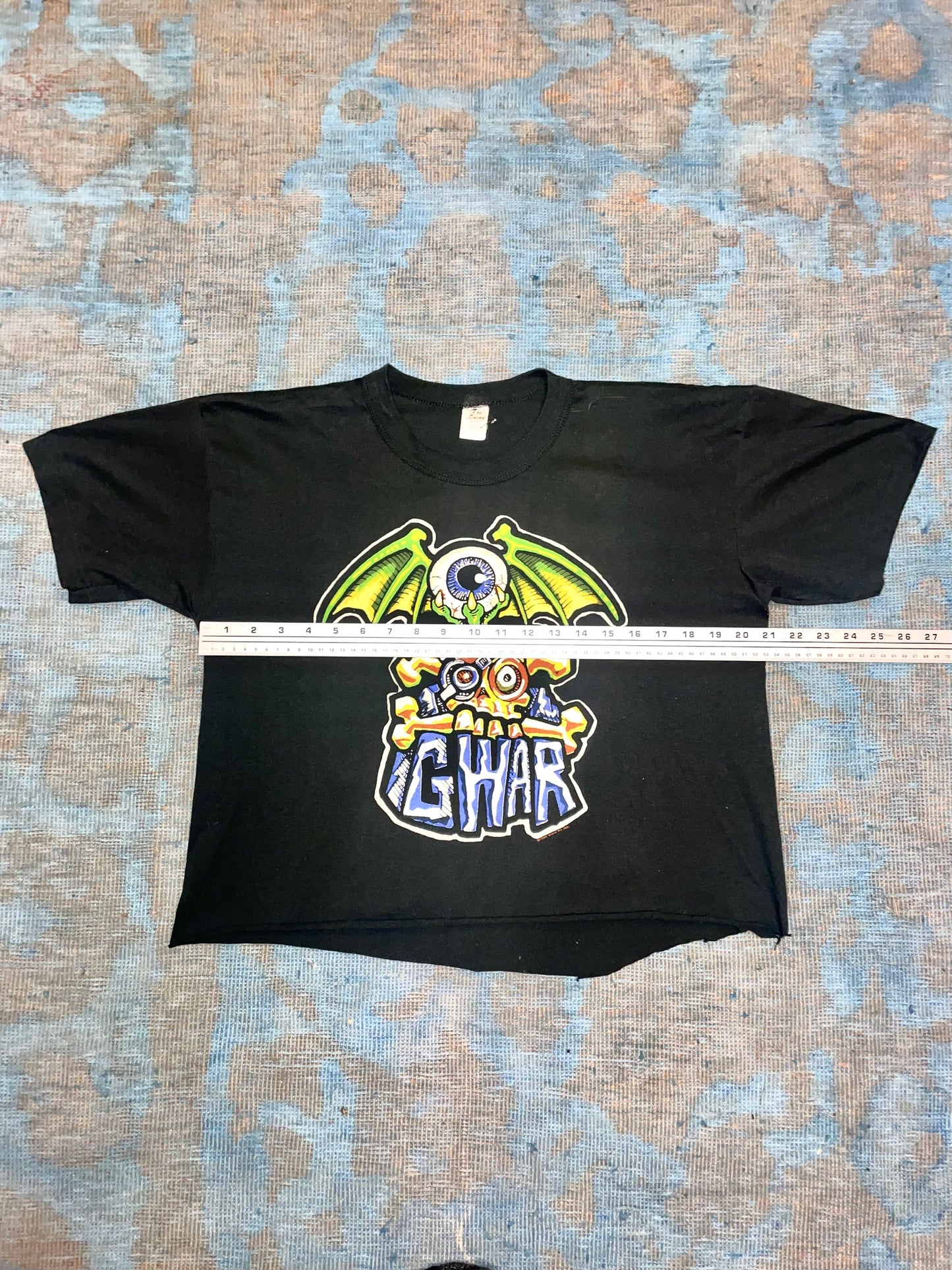 GWAR "This Is You On Gwar" 1990 Black Double Sided Vintage T-Shirt