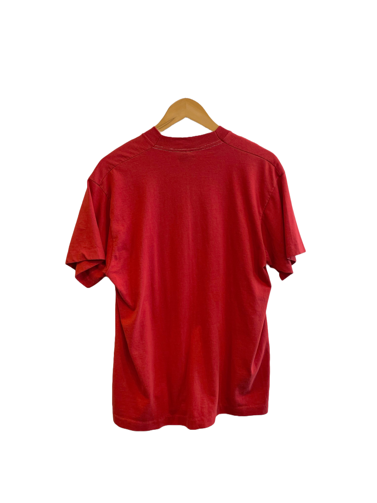 1980s Red Single-Stitch Wisconsin Spell-Out Tee