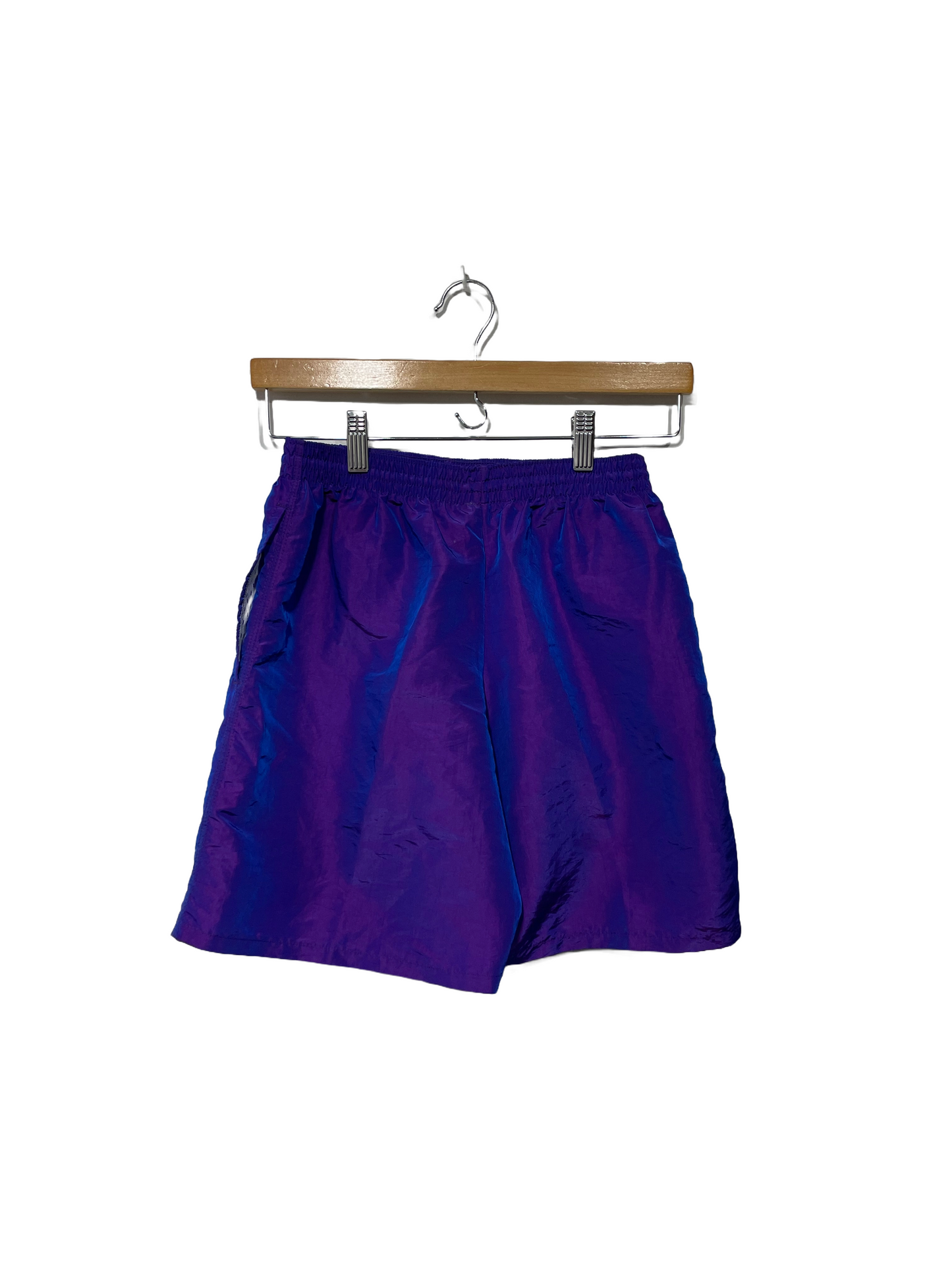 1990s Iridescent Purple SURF STYLE Unlined Trunks