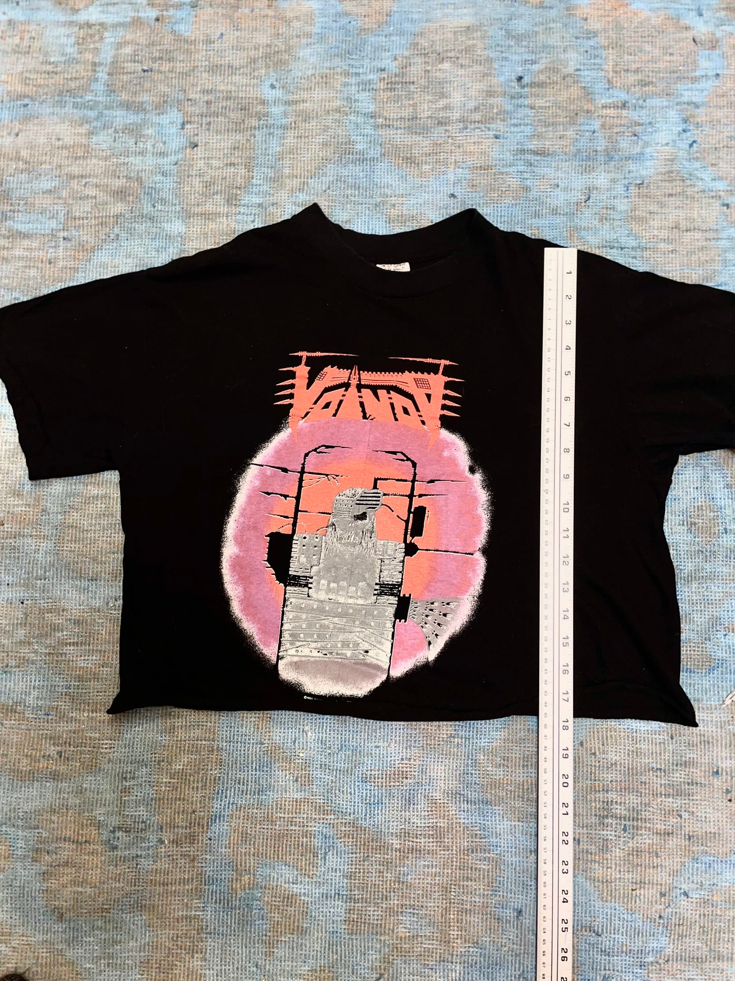 Voivod "Dimension Hatröss" Black Double Sided Super Soft Thrash Metal Vintage T-Shirt