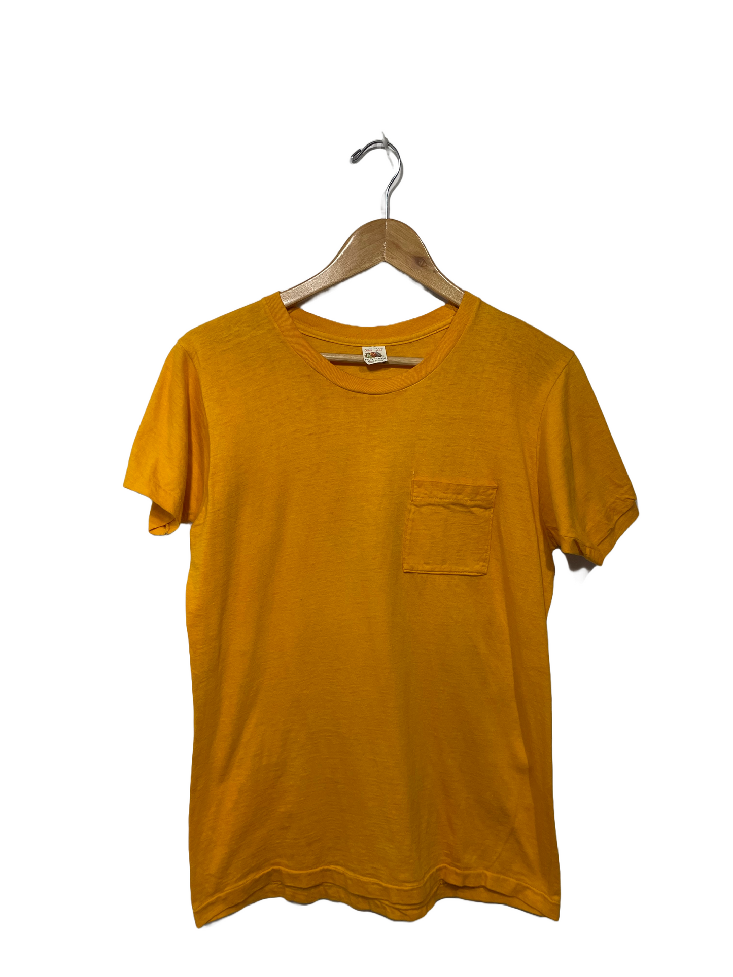1980s Fruit of the Loom Tag Yellow Madison Bike T-shirt