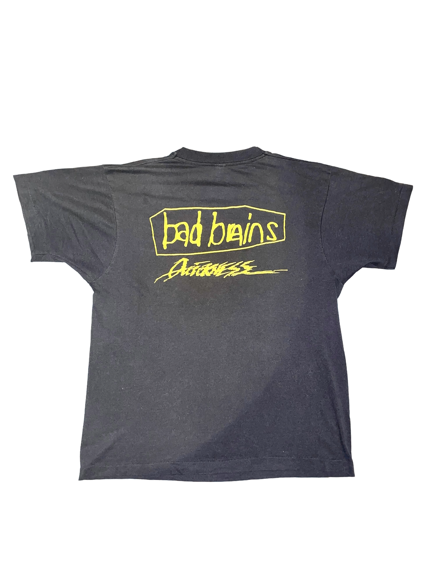 Bad Brains "Quickness" ca. 1990s Black Double Sided Hardcore Reggae Vintage T-Shirt