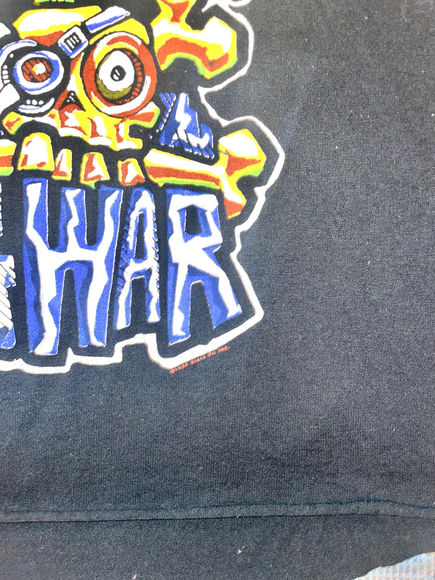 GWAR "This Is You On Gwar" 1990 Black Double Sided Vintage T-Shirt