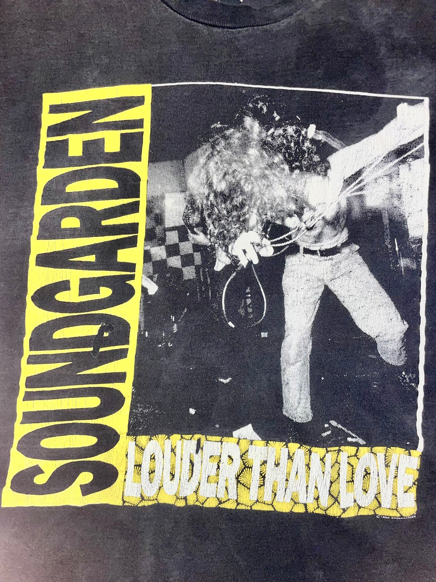Soundgarden "Louder Than Love" 1990 Black Double Sided Super Soft Alt Grunge Vintage T-Shirt