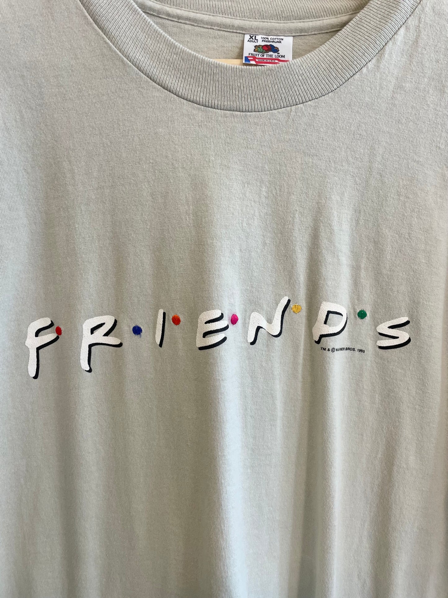 1990s Beige Friends Single-Stitch TV Promo Tee