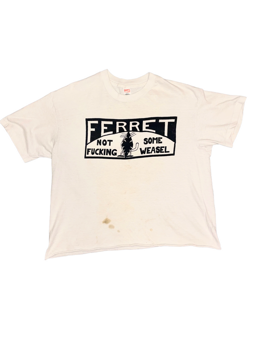 Ferret Records Logo Metalcore Hardcore Vintage T-Shirt