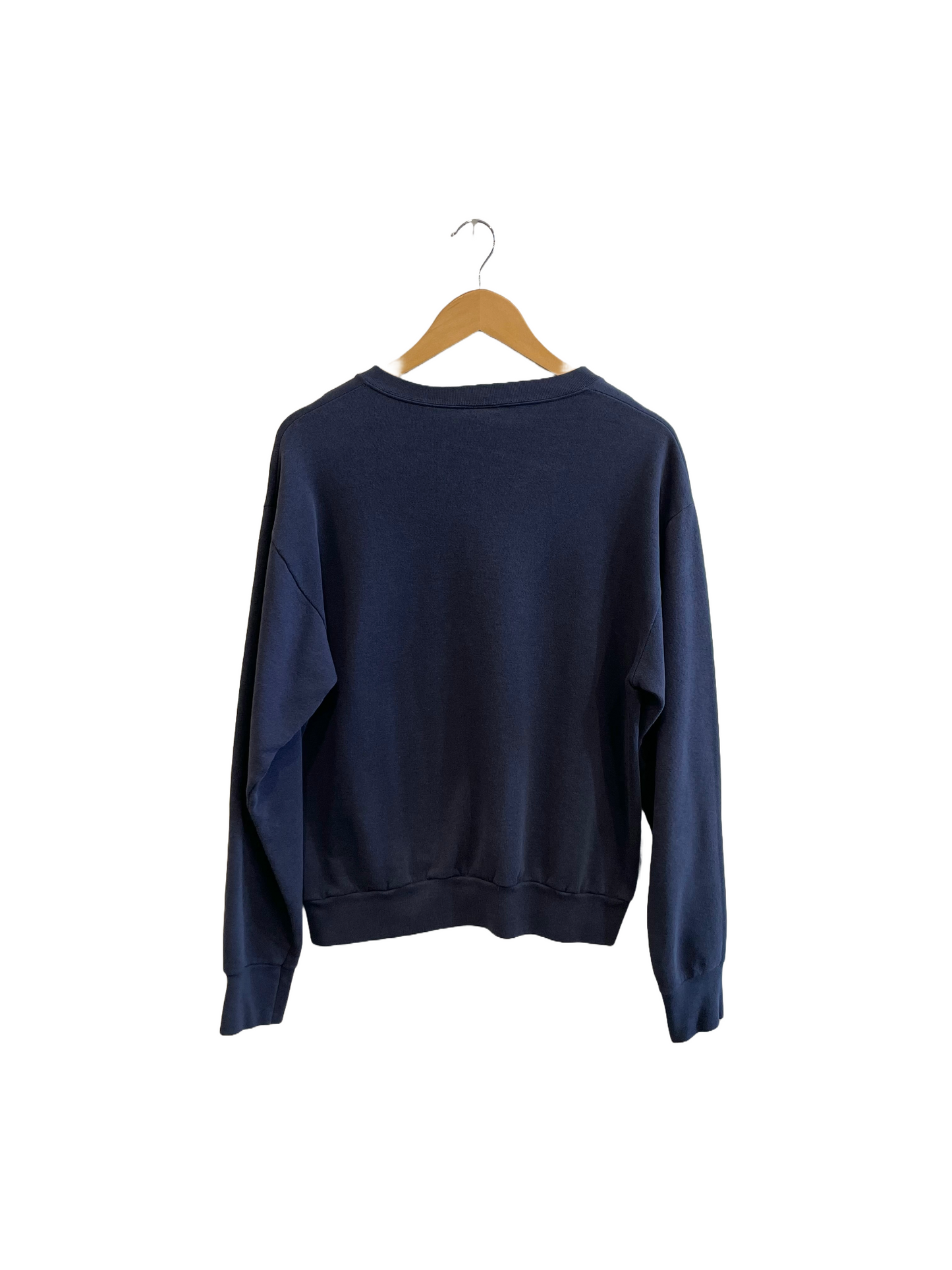 1990s Navy Calvin-Inspired Lake Tahoe Logo Sweatshirt