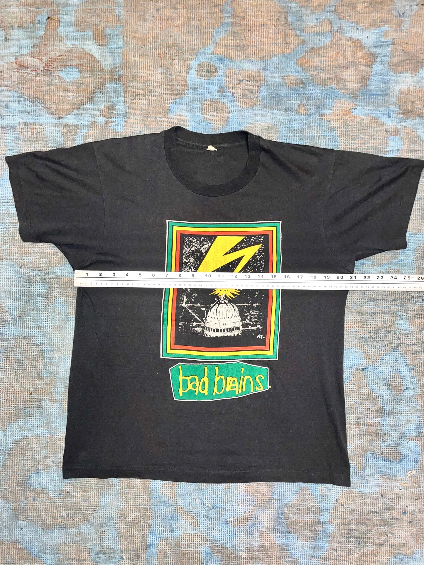 Bad Brains "Quickness" ca. 1990s Black Double Sided Hardcore Reggae Vintage T-Shirt