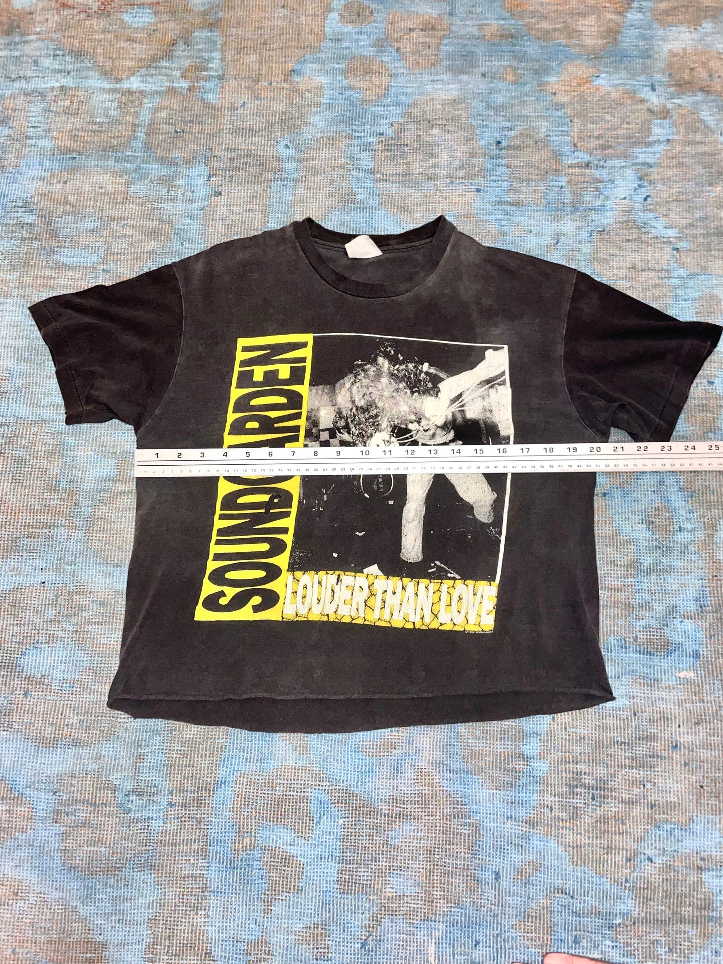 Soundgarden "Louder Than Love" 1990 Black Double Sided Super Soft Alt Grunge Vintage T-Shirt