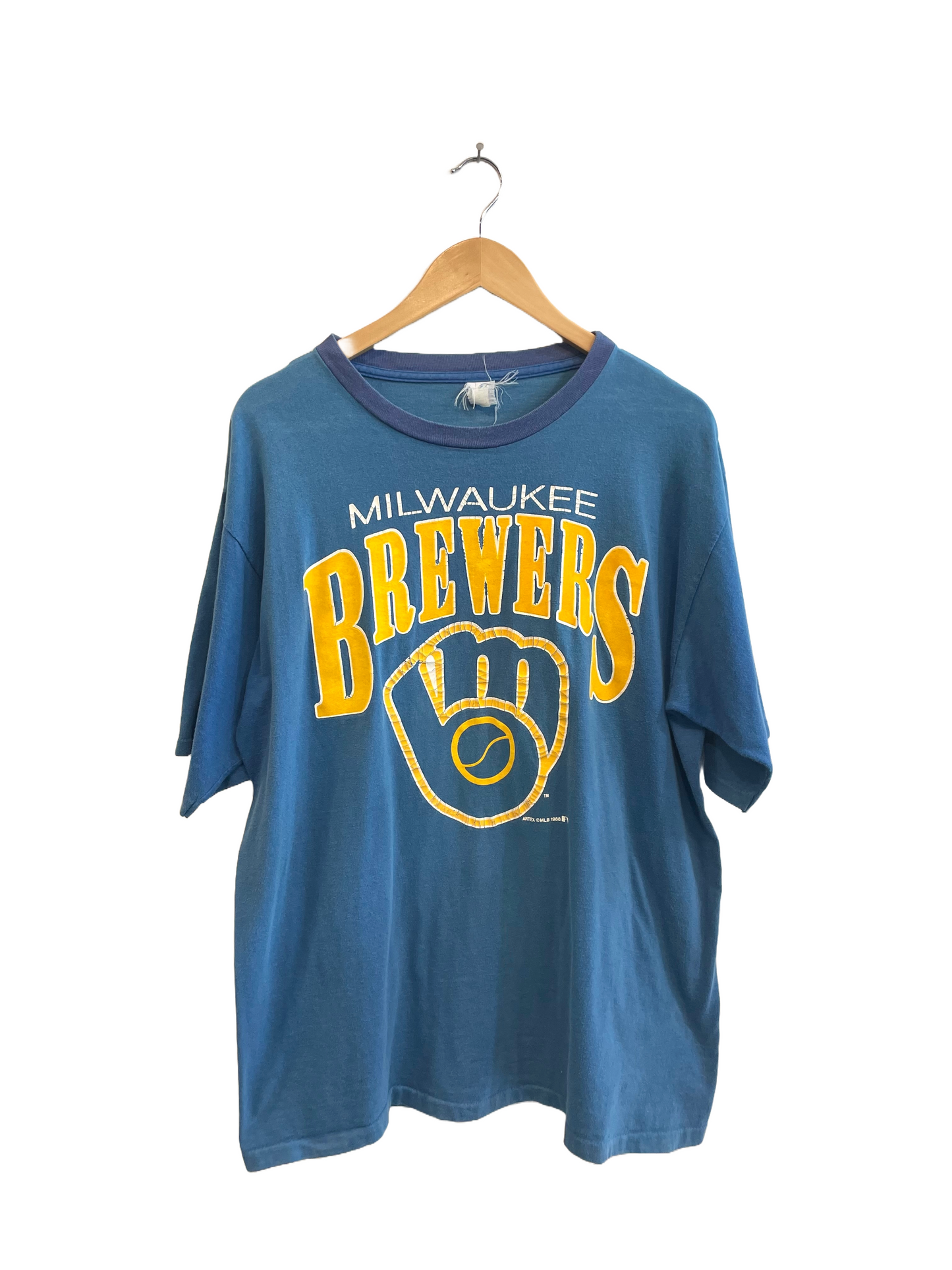 1980s Milwaukee Brewers Glove Tee