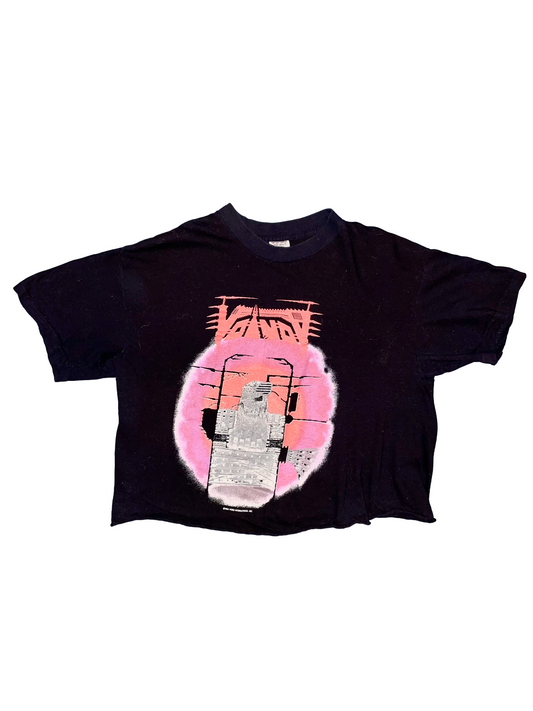 Voivod "Dimension Hatröss" Black Double Sided Super Soft Thrash Metal Vintage T-Shirt