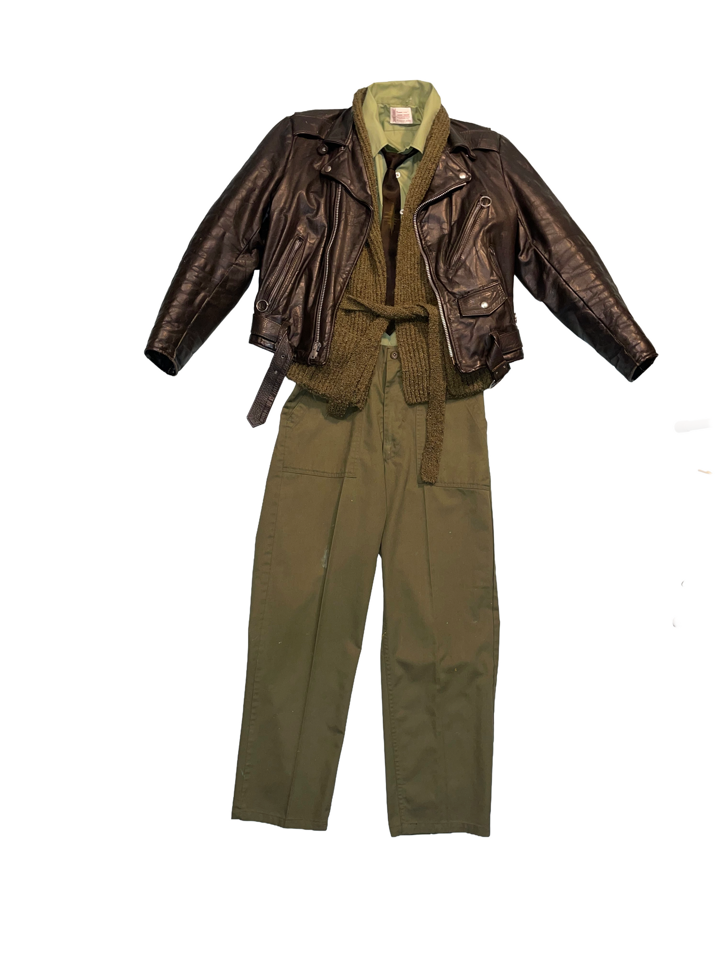 1980s OG 107 Green Military Fatigues