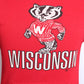 1980s Red Wisconsin Badgers Hoodie