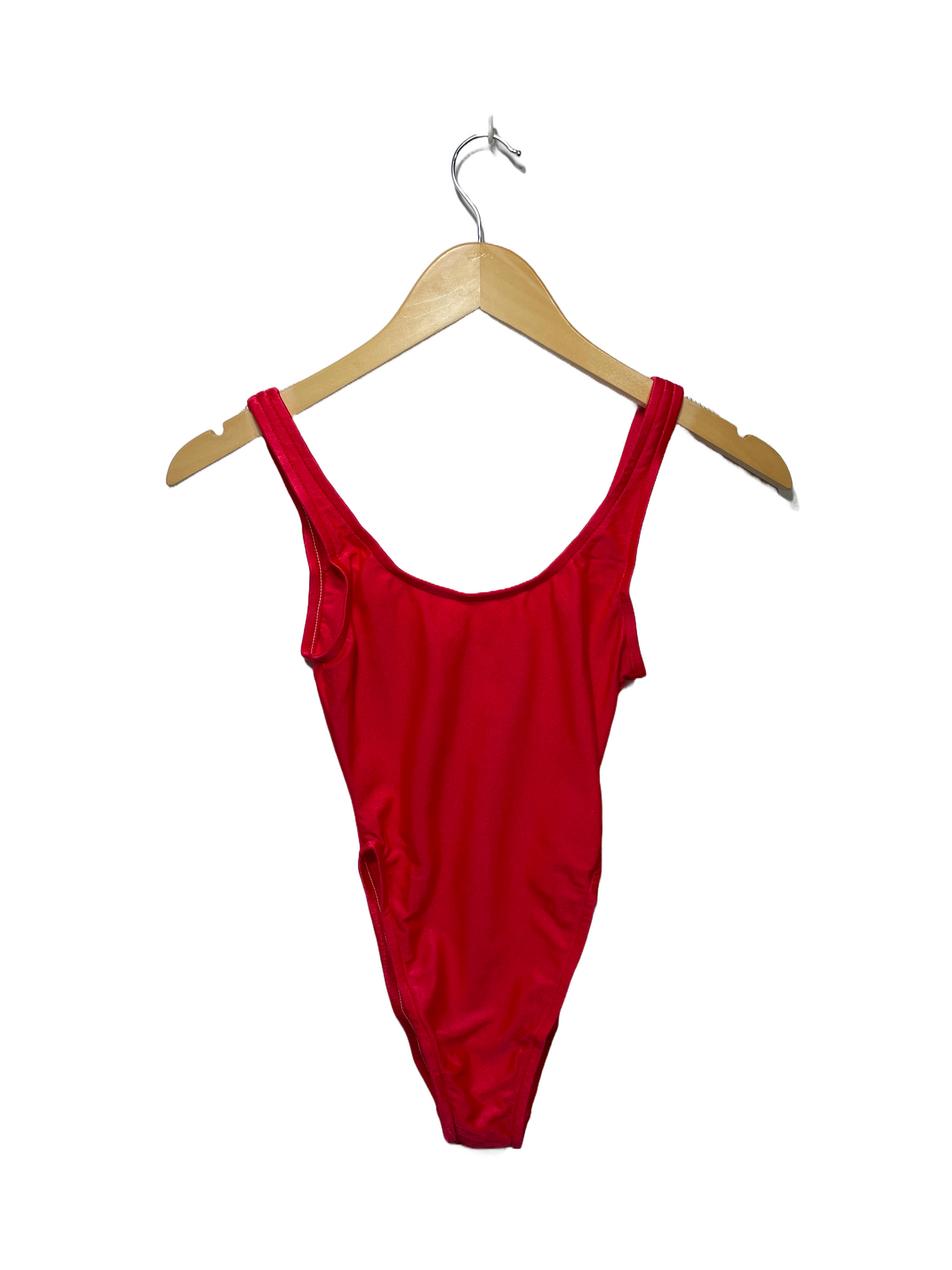 1980s Deadstock Red Leotard