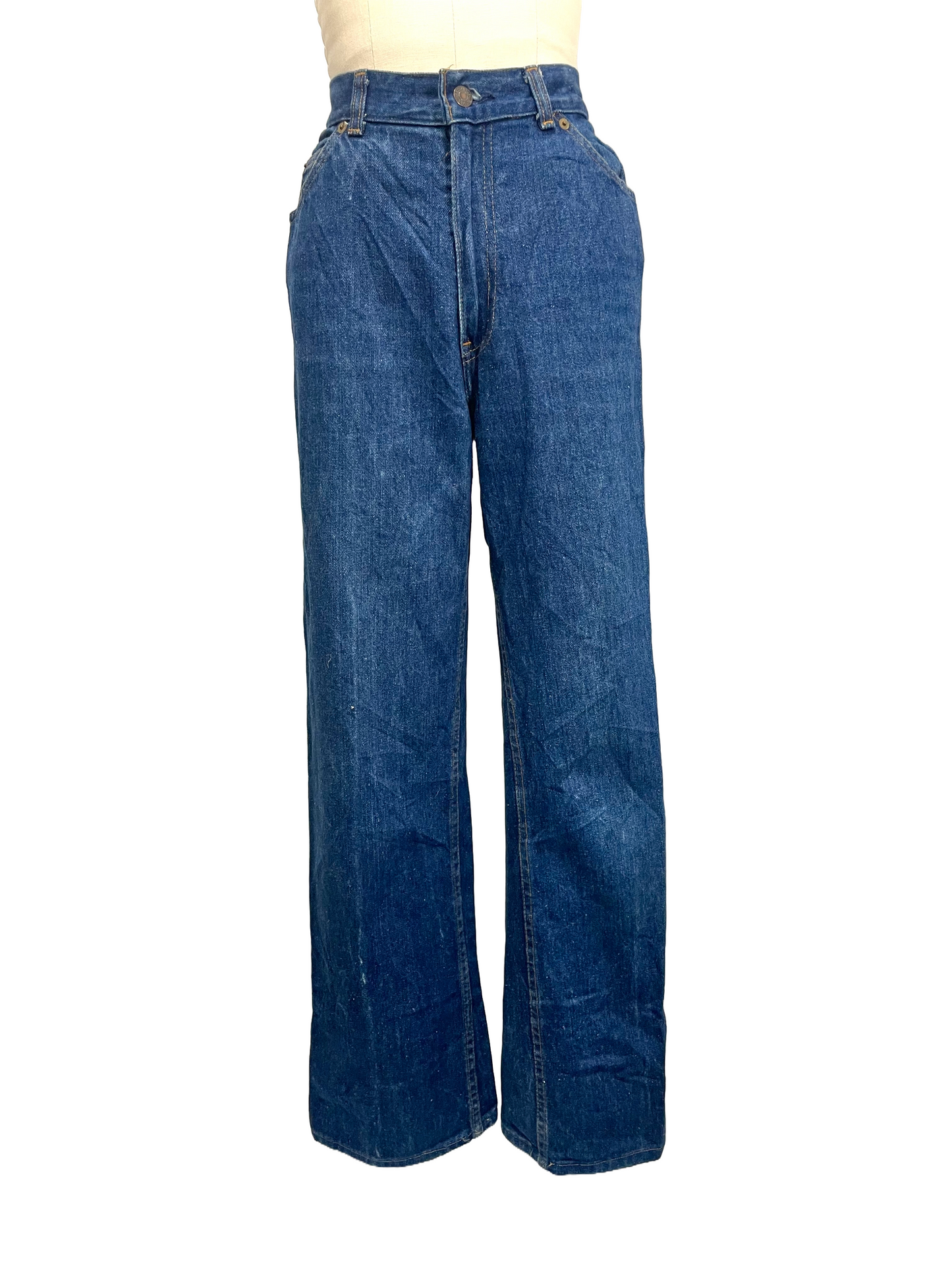1970s LEVI’s Orange Tab 604 Made in USA Loose Straight Fit Jeans