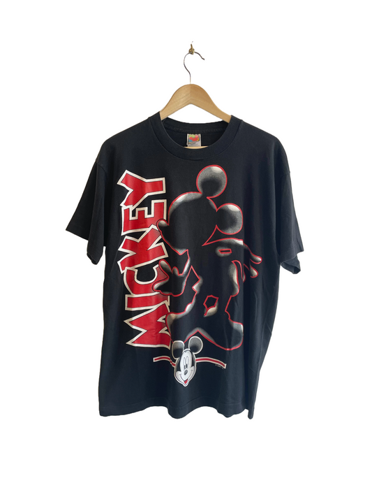 1990s Black Mickey Mouse Disney Tee
