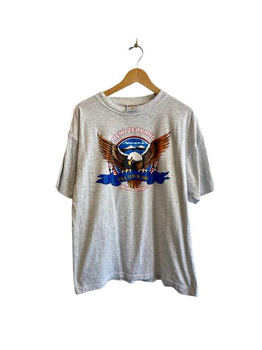 2000s Gray Harley Davidson New Zealand Tour Tee