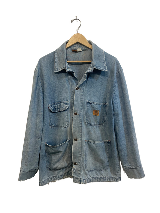 1980s Stonewash Well-Worn 4-Pocket Chore Jacket