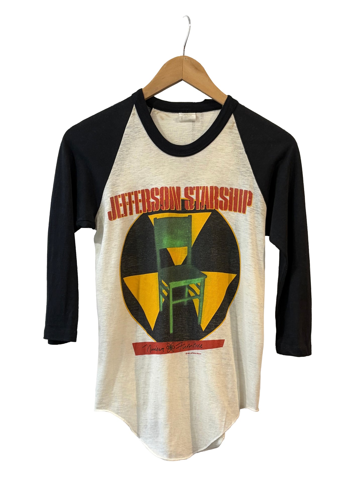 1984 Jefferson Airplane 'Modern Furniture' Tour Raglan Tee