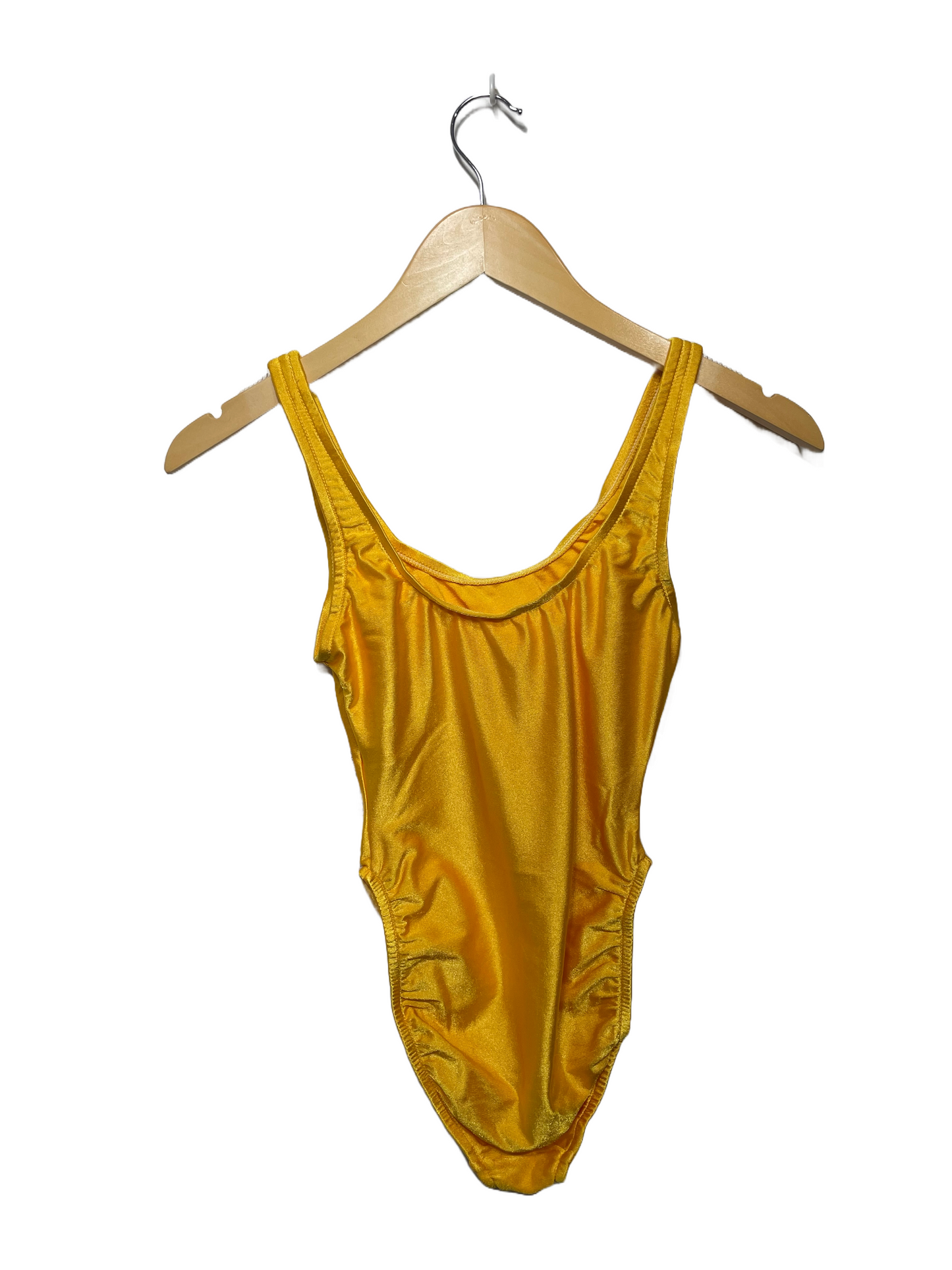 1980s Deadstock Yellow Leotard 2