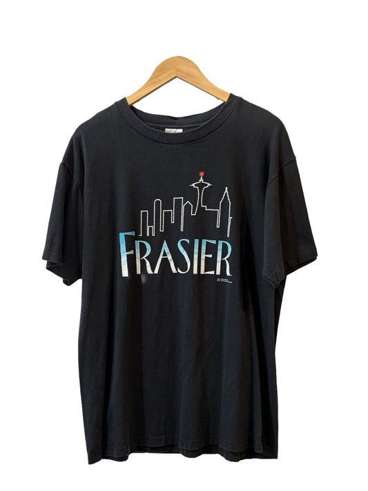 1990s Black Frasier Title Card Tee