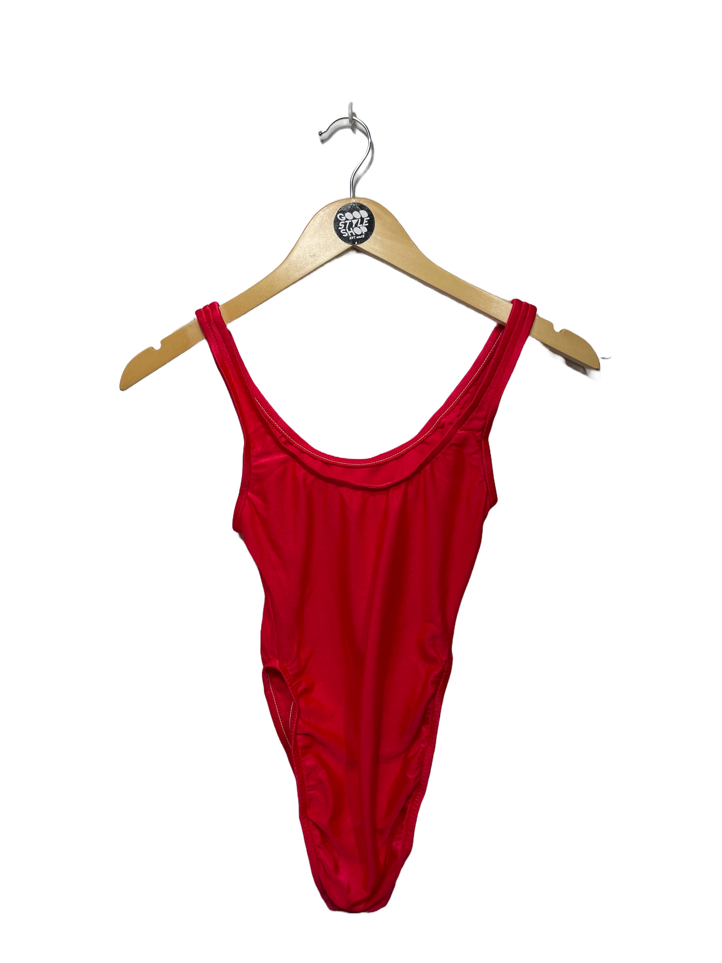 1980s Deadstock Red Leotard