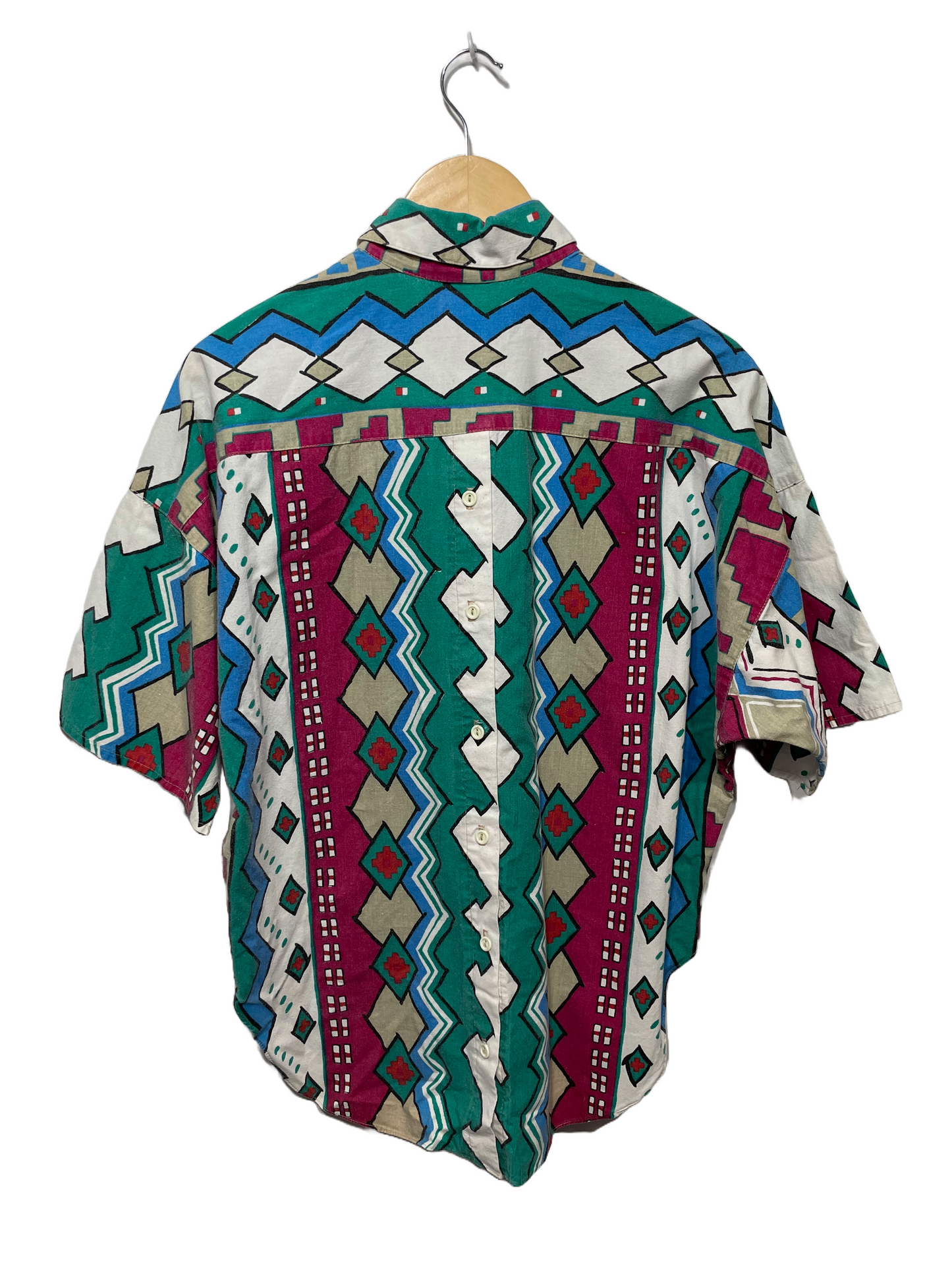 1980s Multicolor Southwestern Print Pocket Shirt