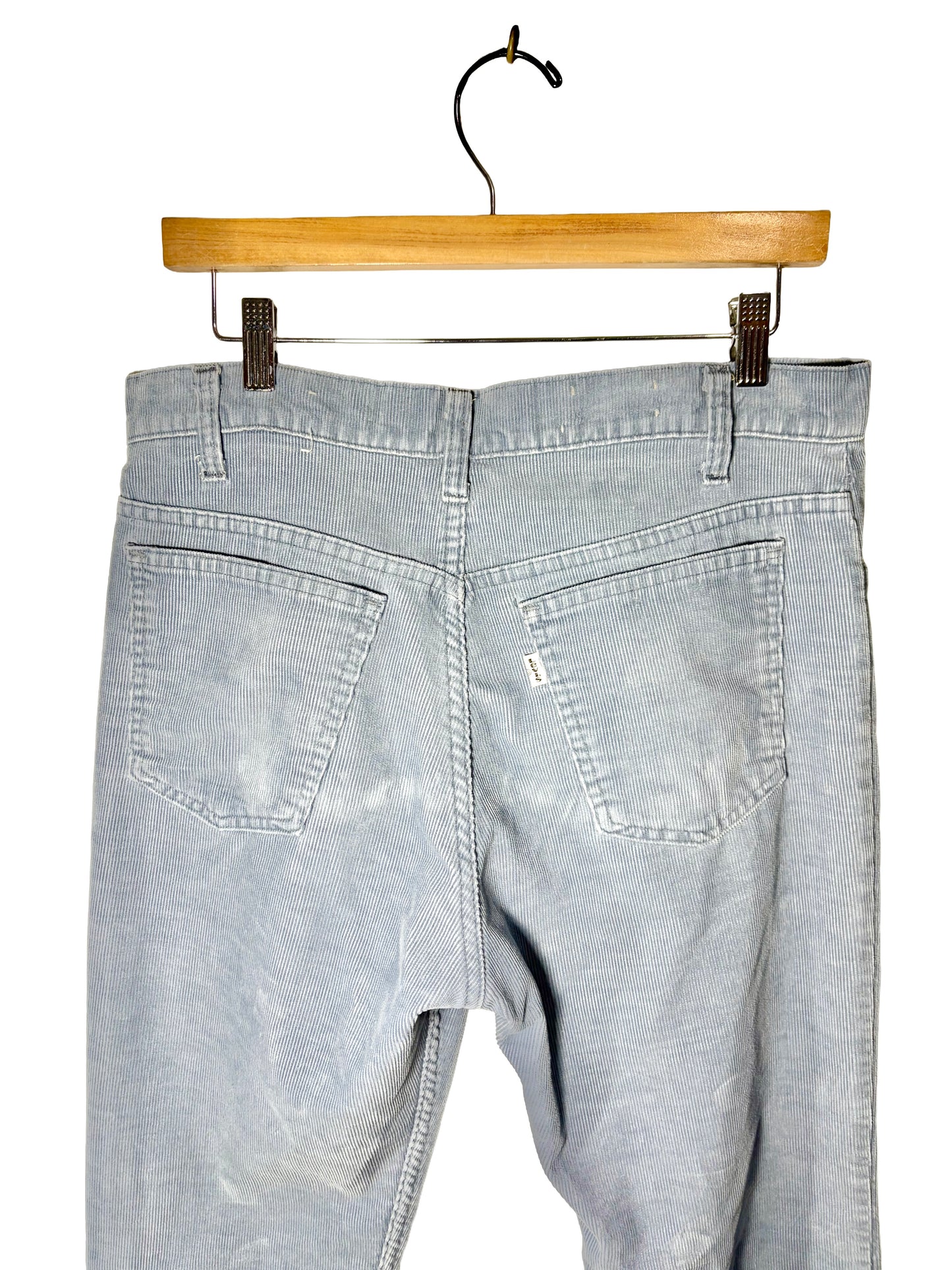 1980s Blue Grey Levi's Pinwale Corduroy Pants