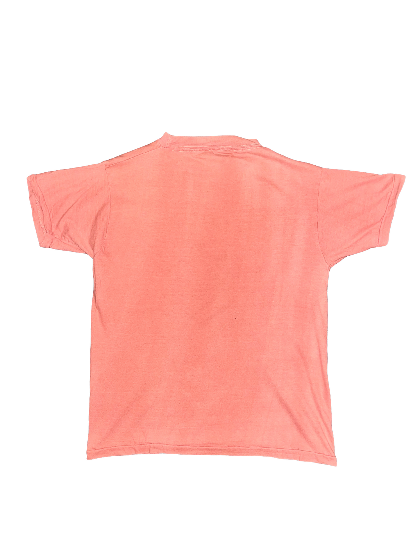 Short Dogs Grow (San Francisco) "Moo!" ca. 1980s Salmon Pink Faded Alt Rock Vintage T-Shirt