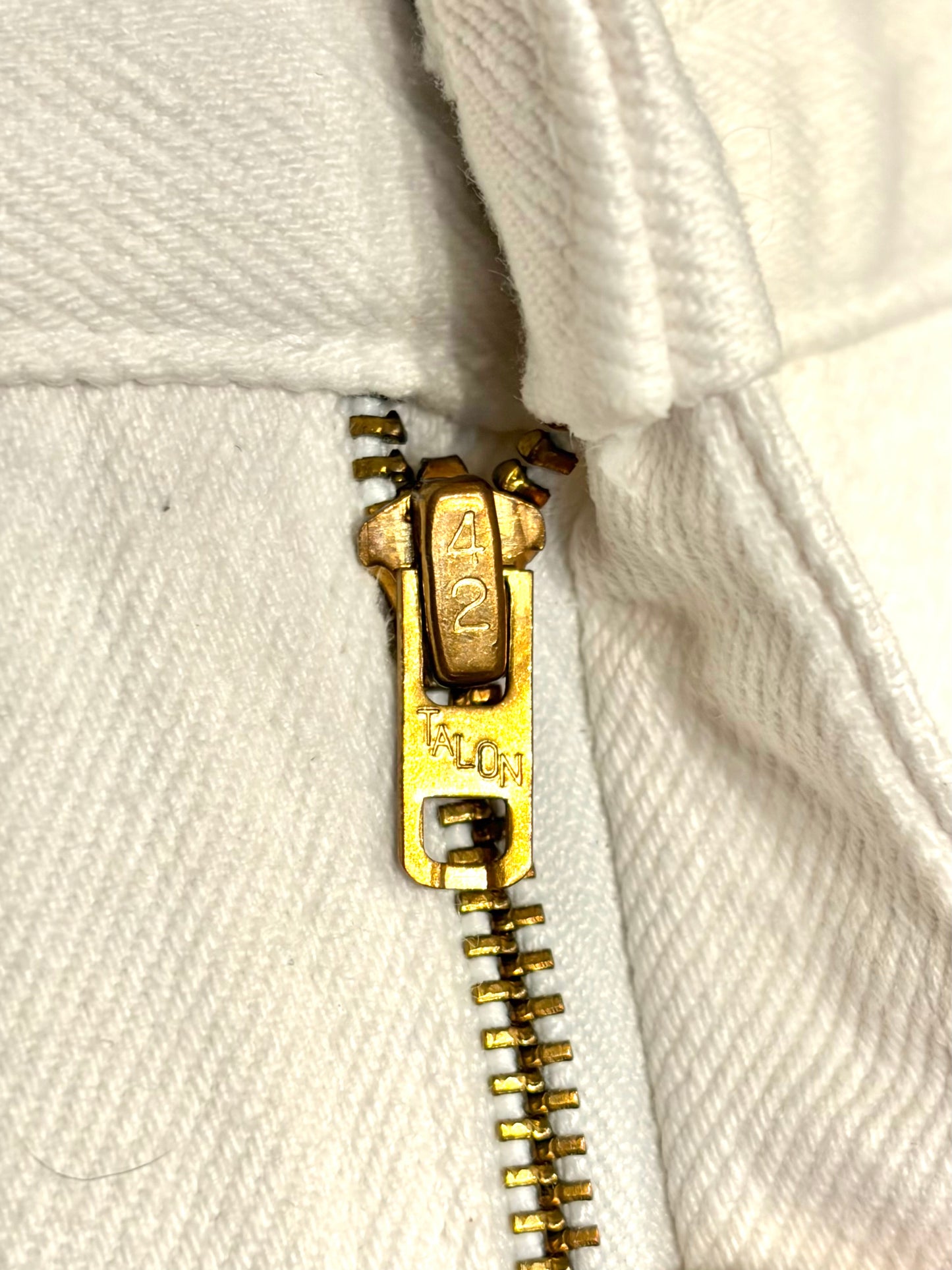 1980s White ‘Lee Riders’ Straight Leg Jeans