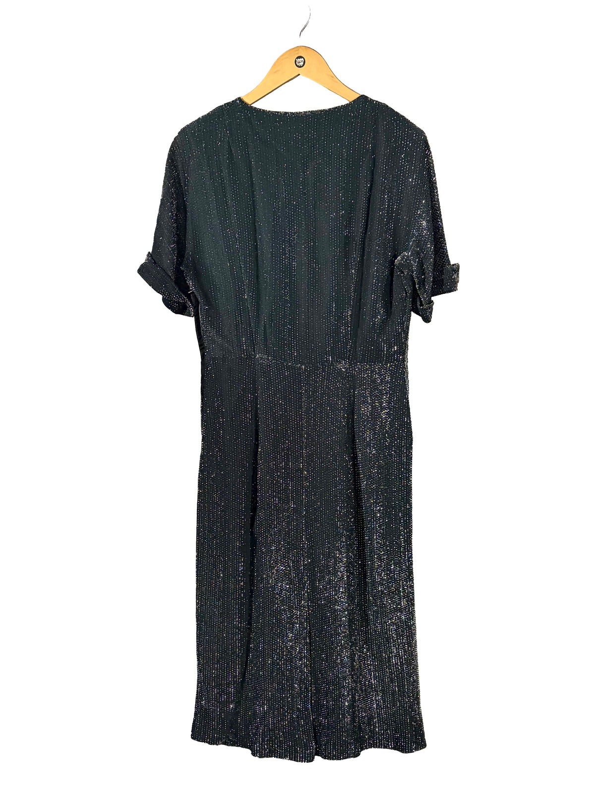 1950s Silver Lurex ‘Gloria Swanson’ Label Cocktail Wiggle Dress