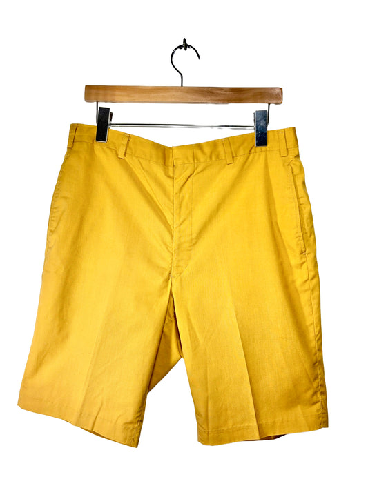 1970s Mustard Yellow McGregor Scotset Shorts