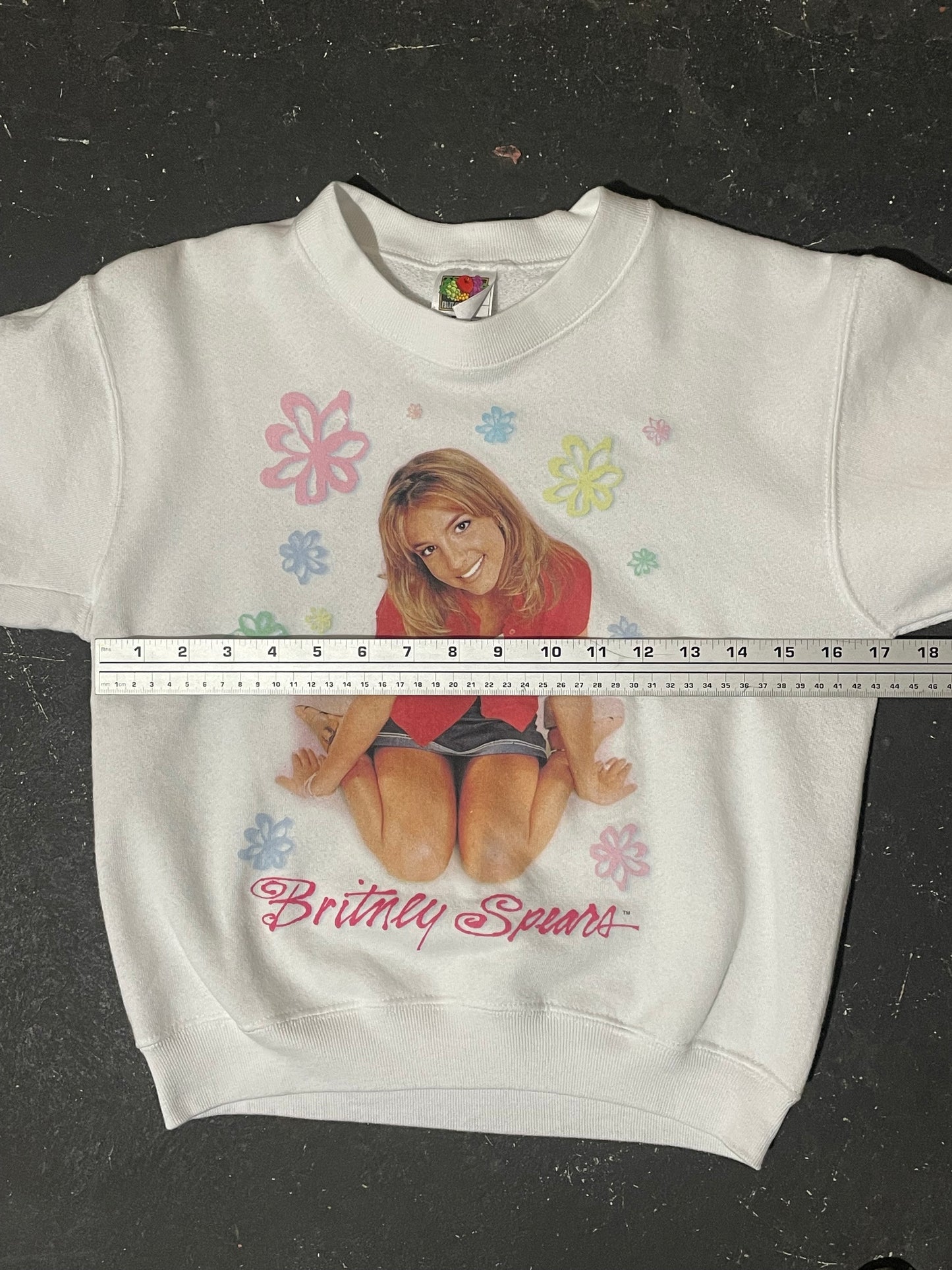 1990s White ‘Britney Spears’ Kid Sweatshirt