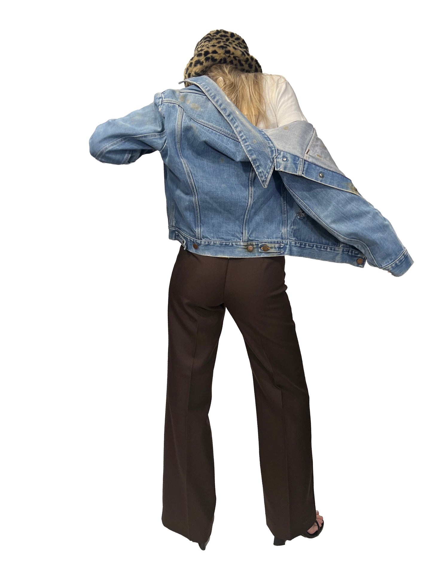 1980s Well-Worn Wrangler ‘No Fault’ 4-Pocket Denim Jacket