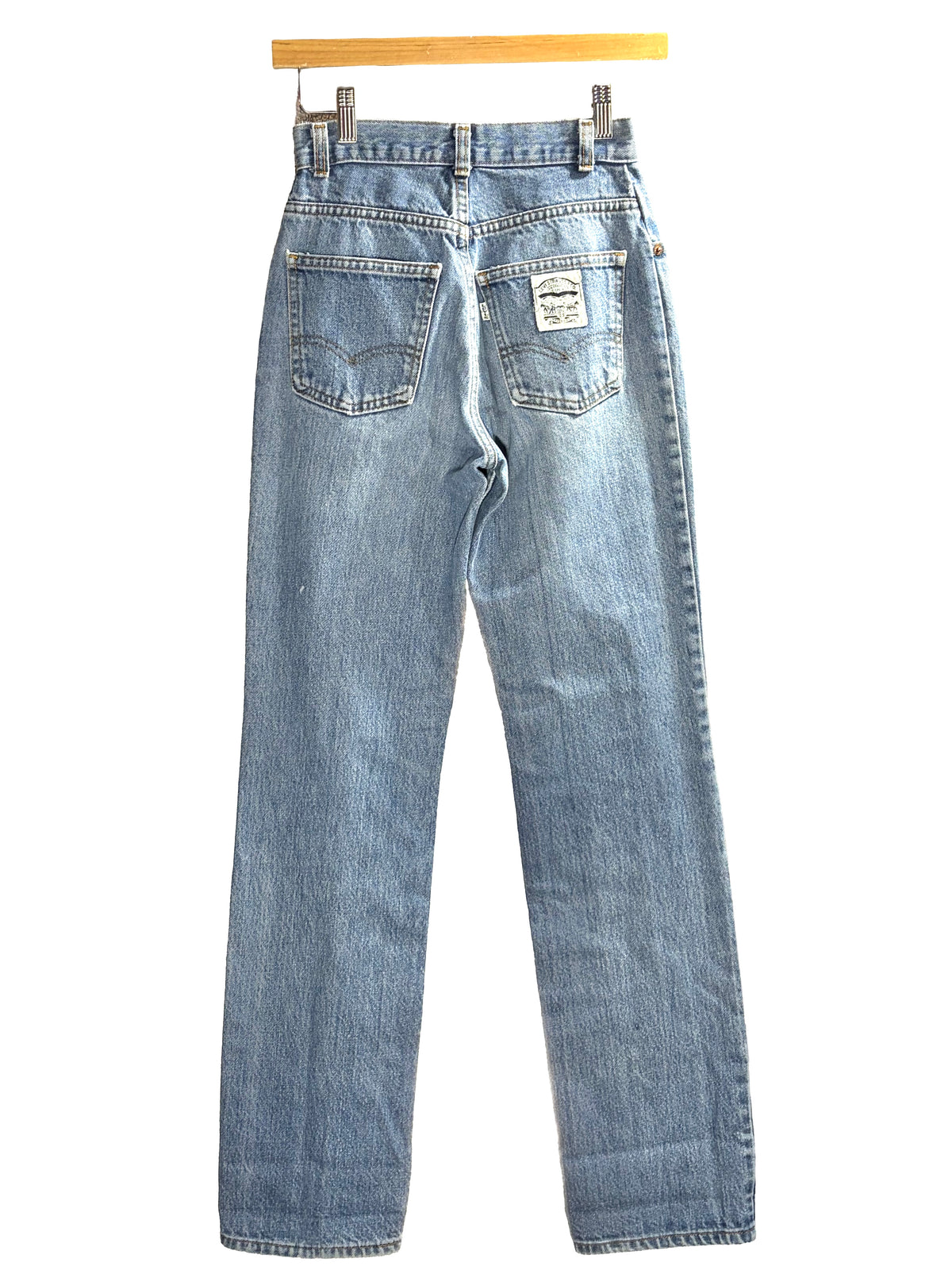 1970s Levis White Tab Straight Leg Jeans