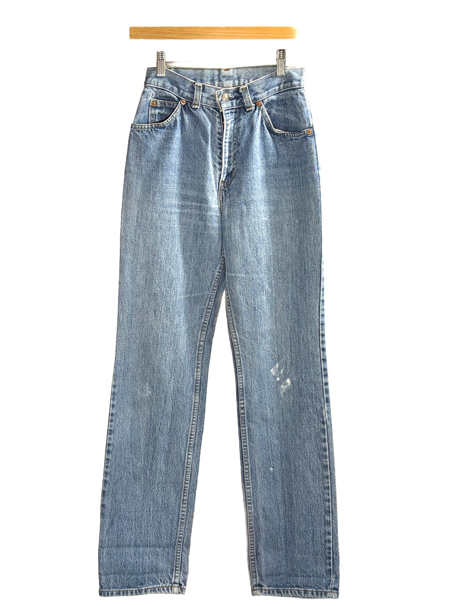 1970s Levis White Tab Straight Leg Jeans